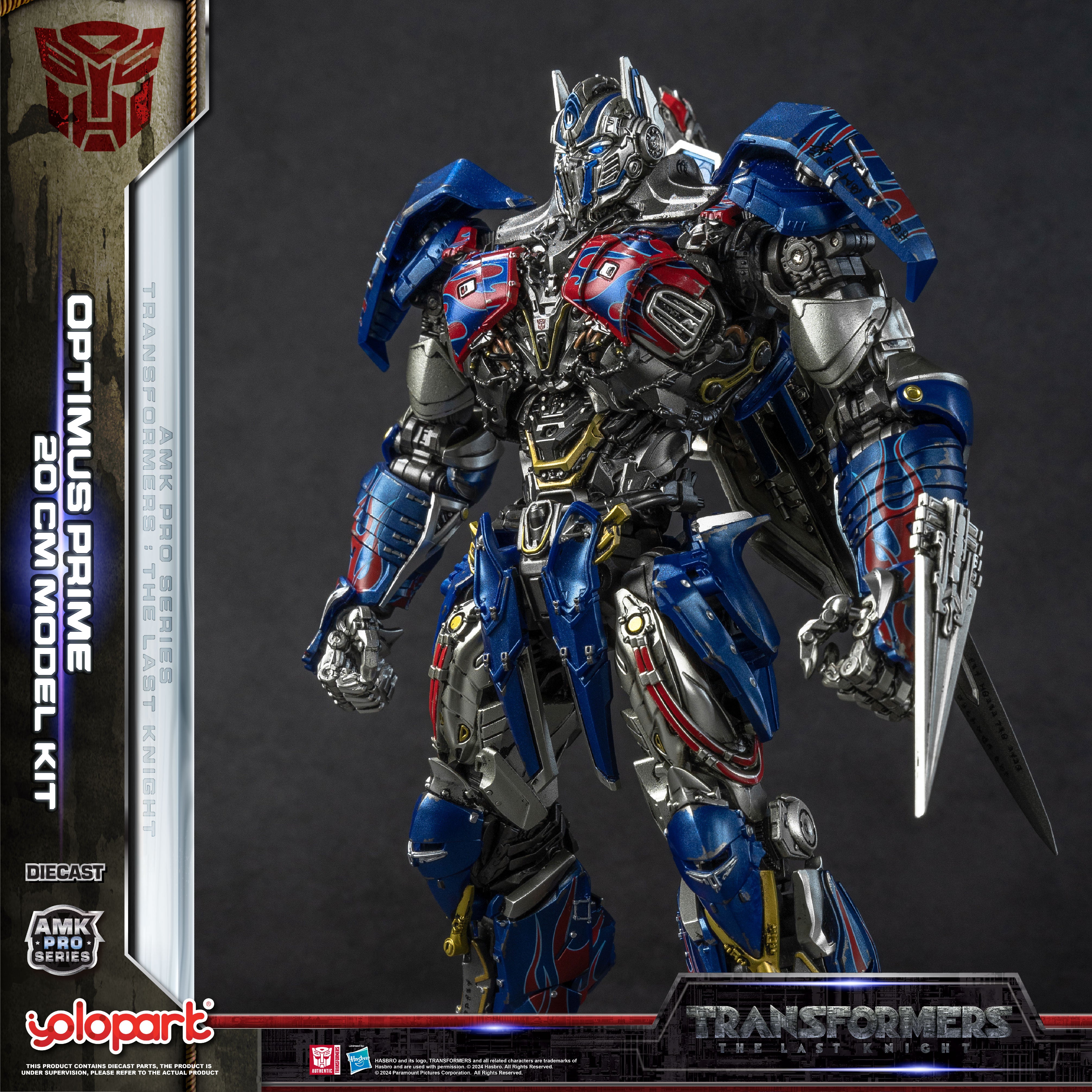 Transformers The Last Knight - 20cm Optimus Prime Model Kit - AMK PRO Series