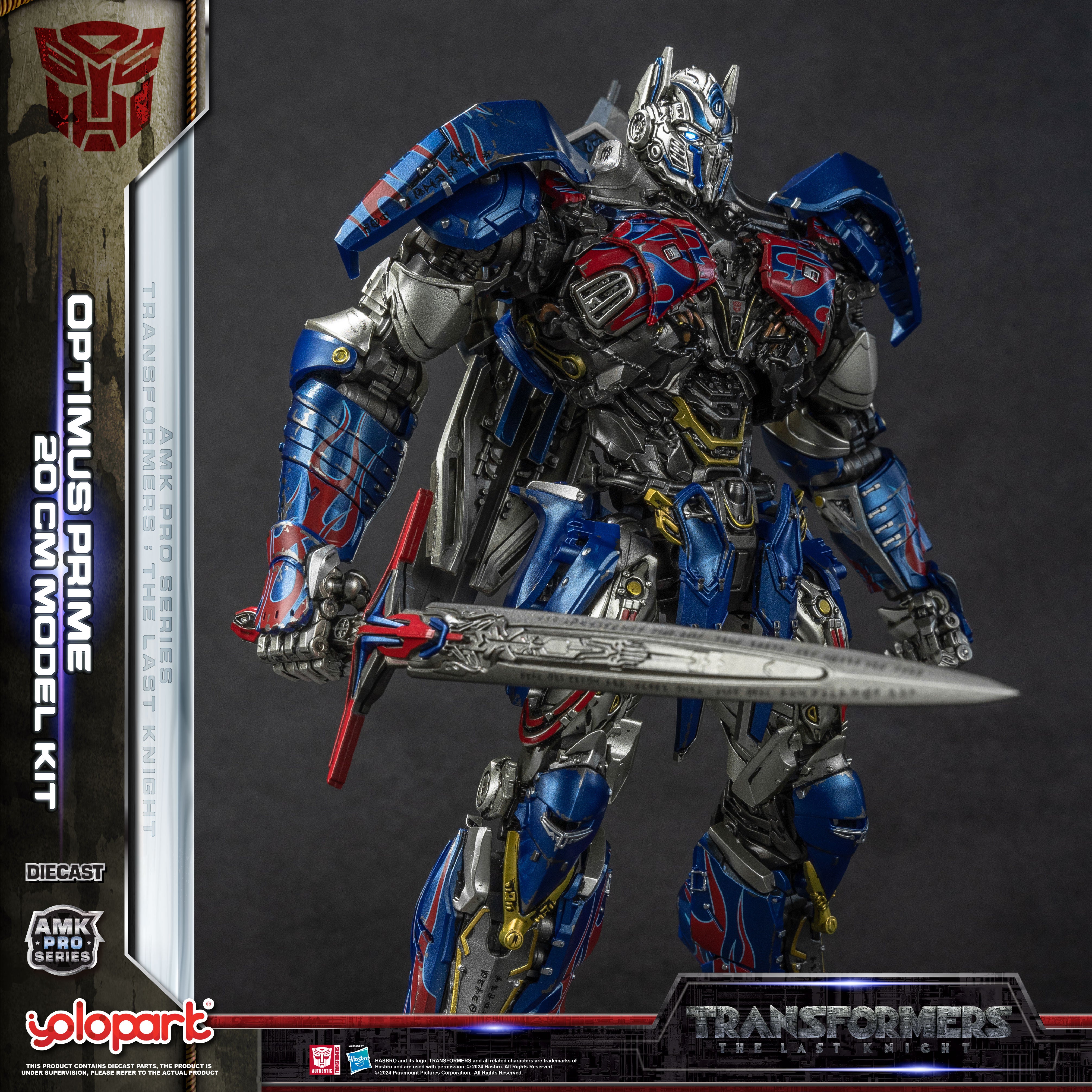 Transformers The Last Knight - 20cm Optimus Prime Model Kit - AMK PRO Series
