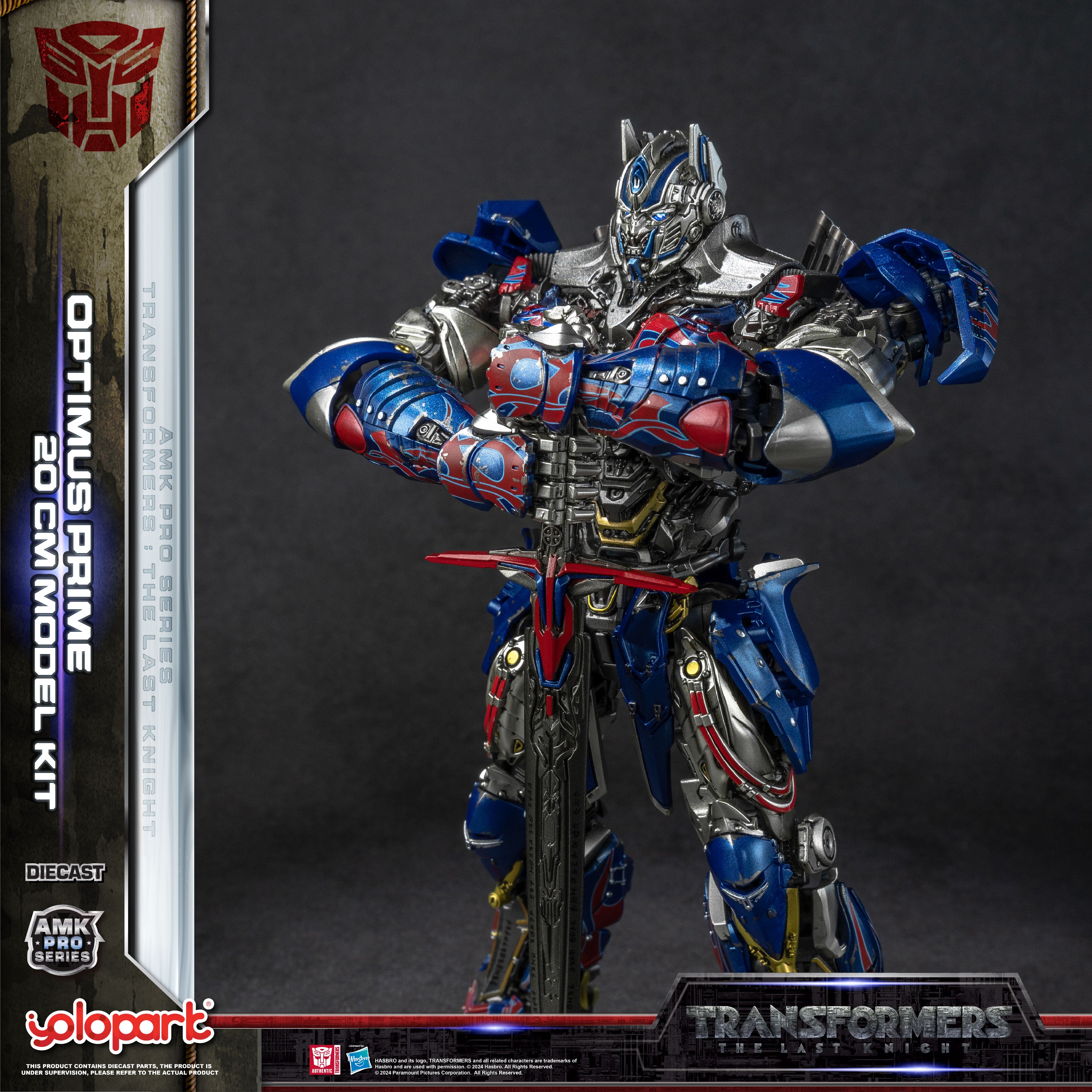 Transformers The Last Knight - 20cm Optimus Prime Model Kit - AMK PRO Series