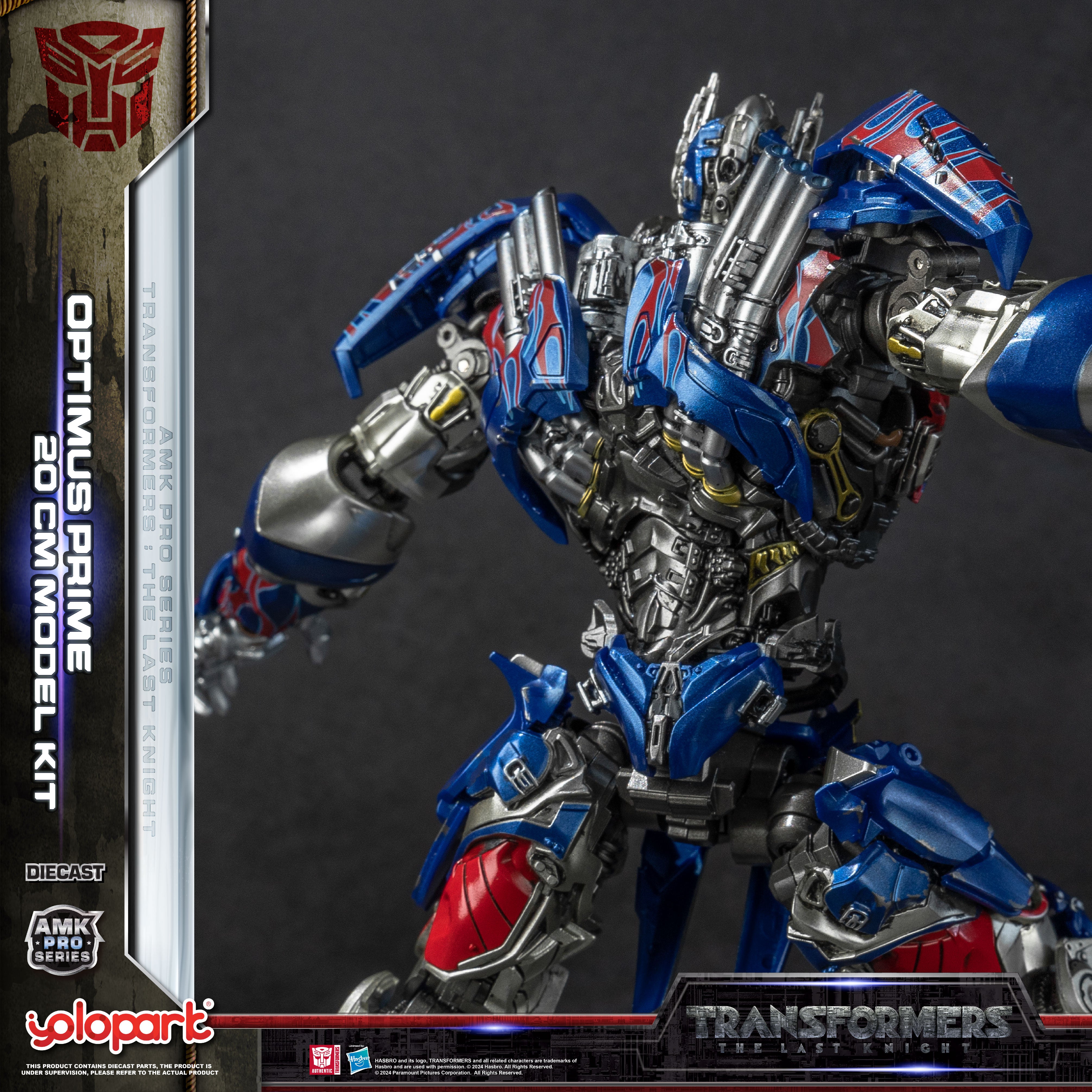 Transformers The Last Knight - 20cm Optimus Prime Model Kit - AMK PRO Series