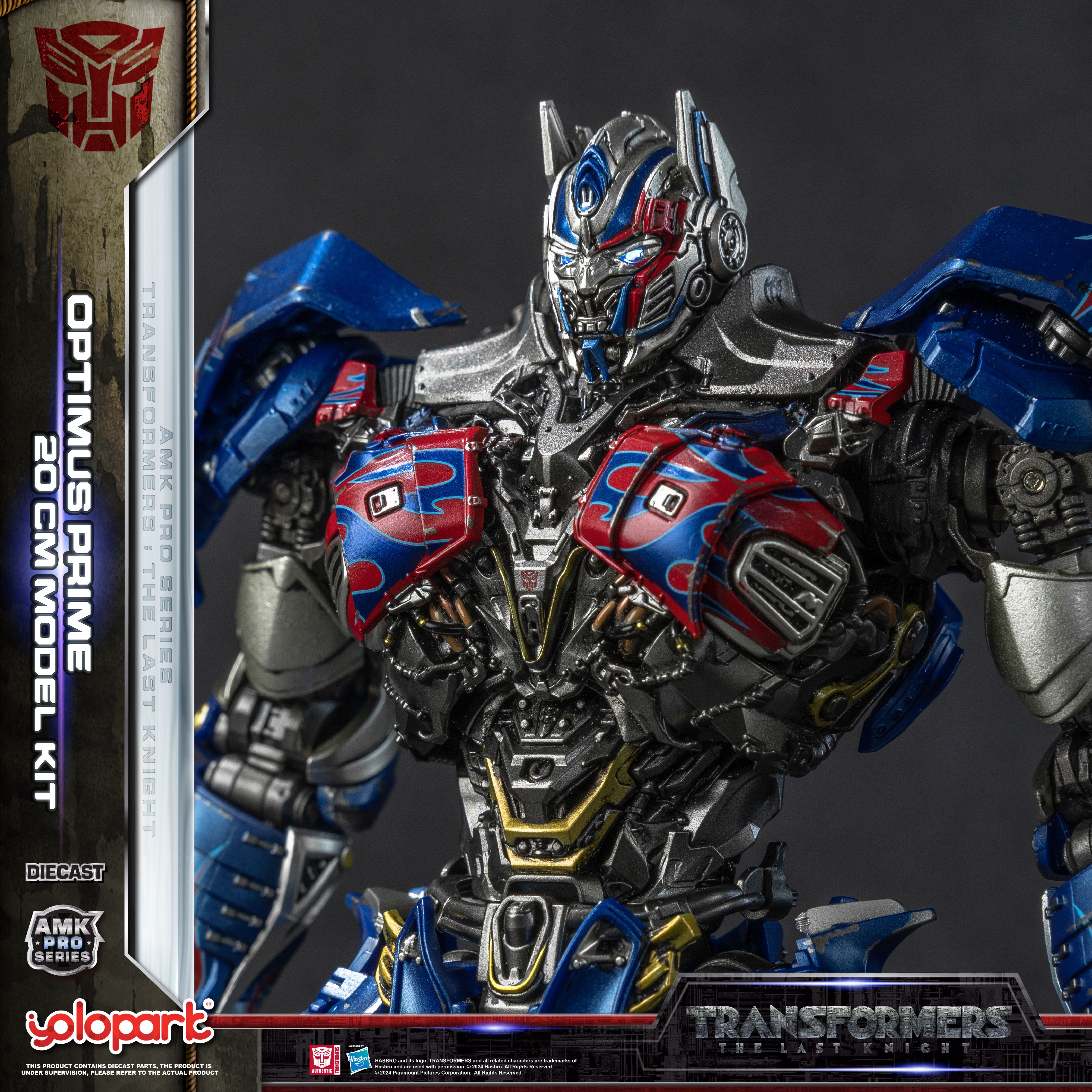 Transformers The Last Knight - 20cm Optimus Prime Model Kit - AMK PRO Series