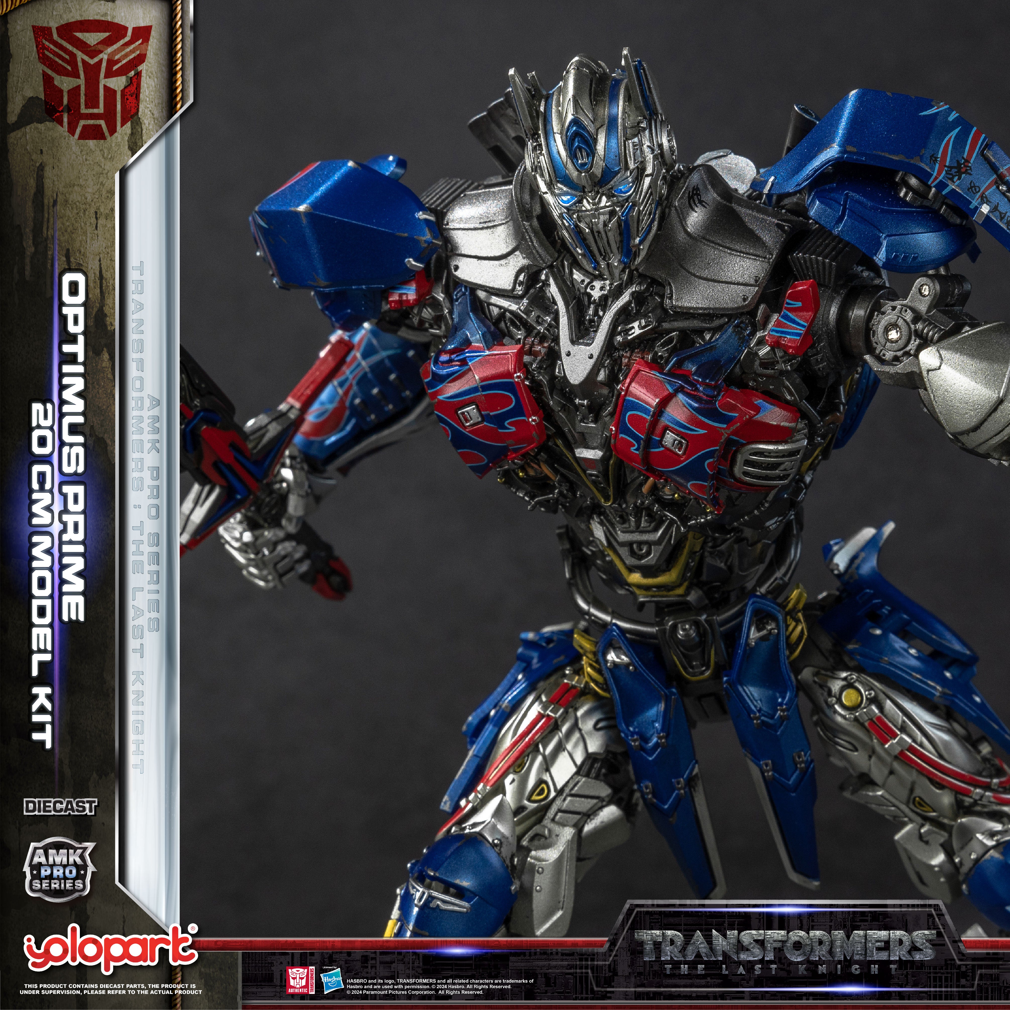 Transformers The Last Knight - 20cm Optimus Prime Model Kit - AMK PRO Series