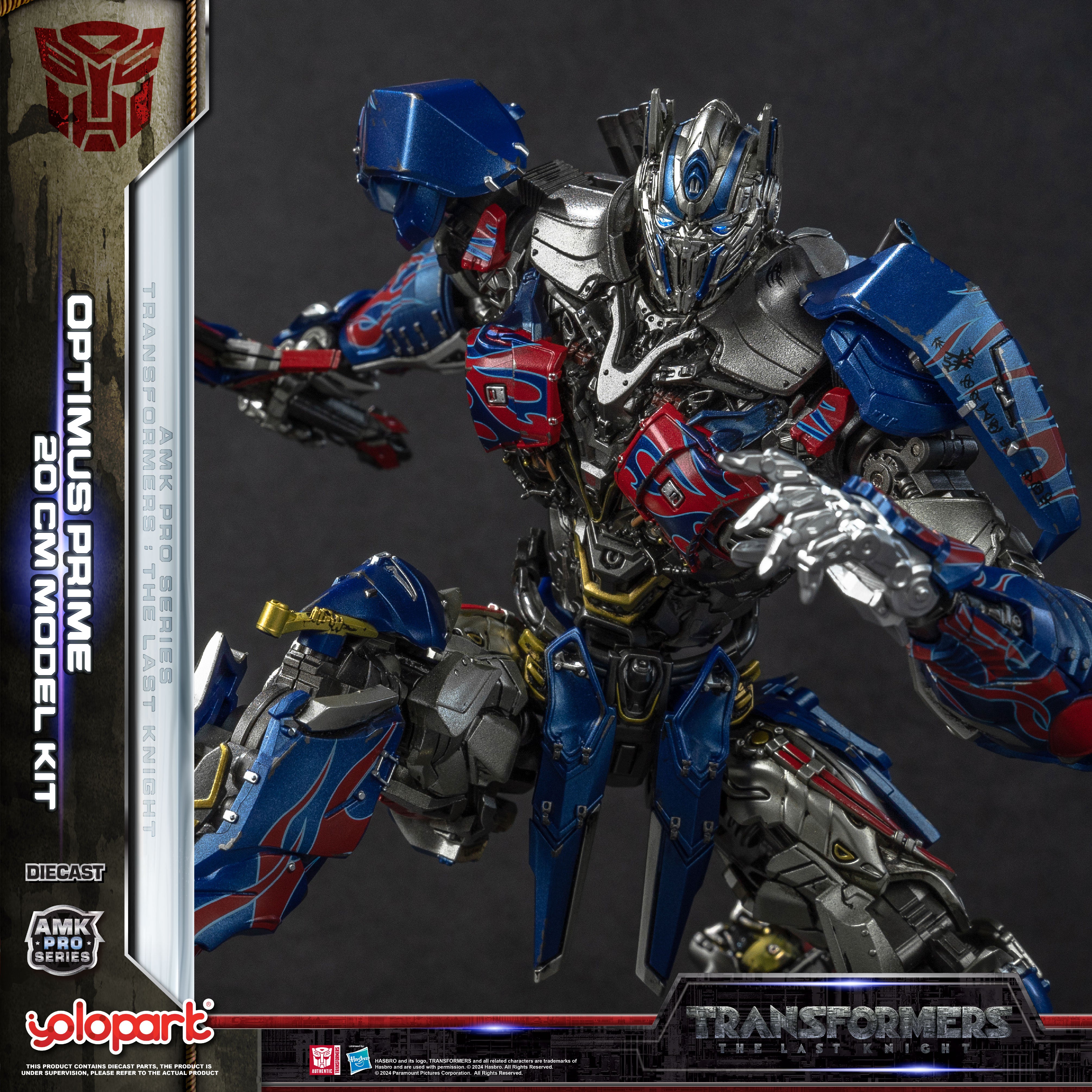 Transformers The Last Knight - 20cm Optimus Prime Model Kit - AMK PRO Series