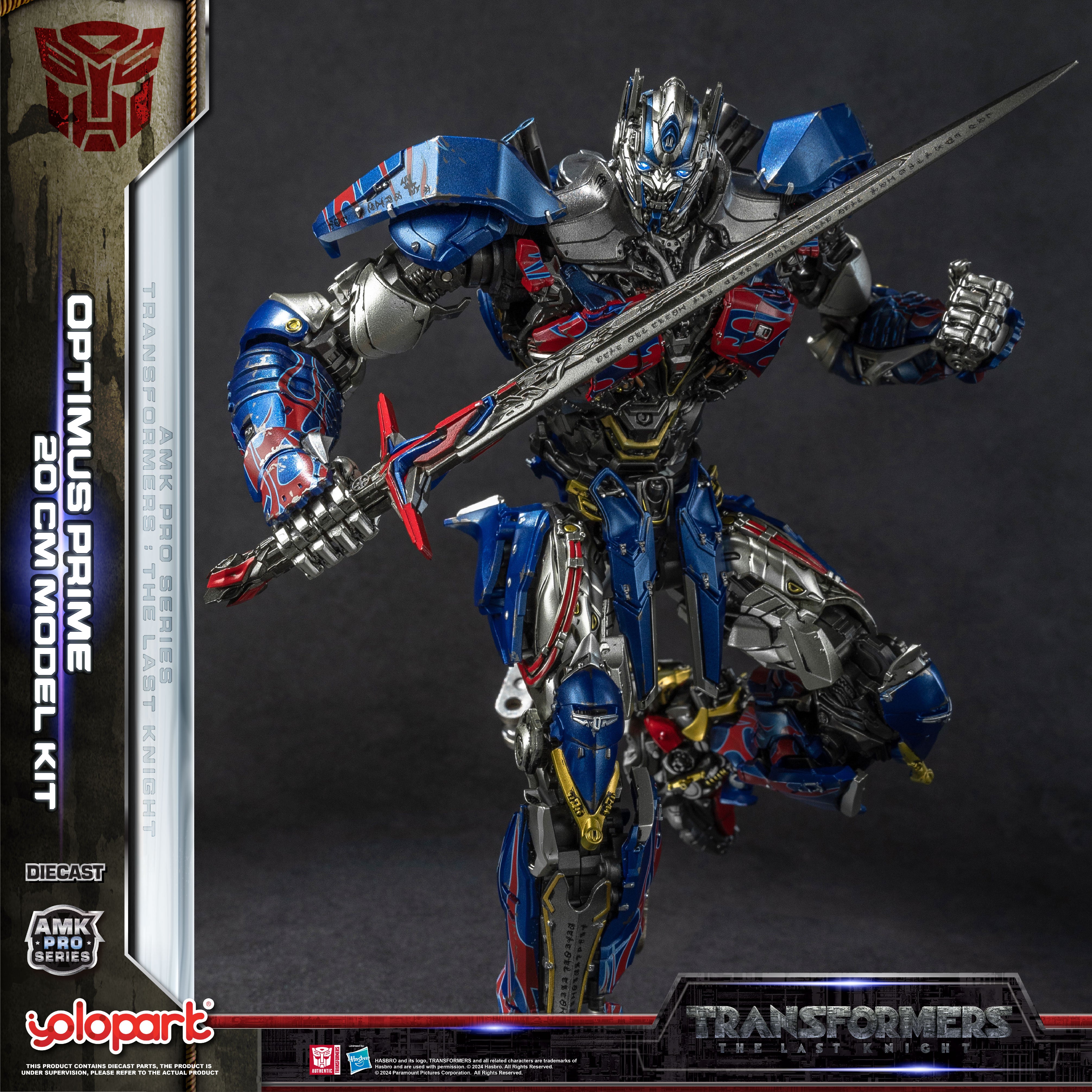 Transformers The Last Knight - 20cm Optimus Prime Model Kit - AMK PRO Series