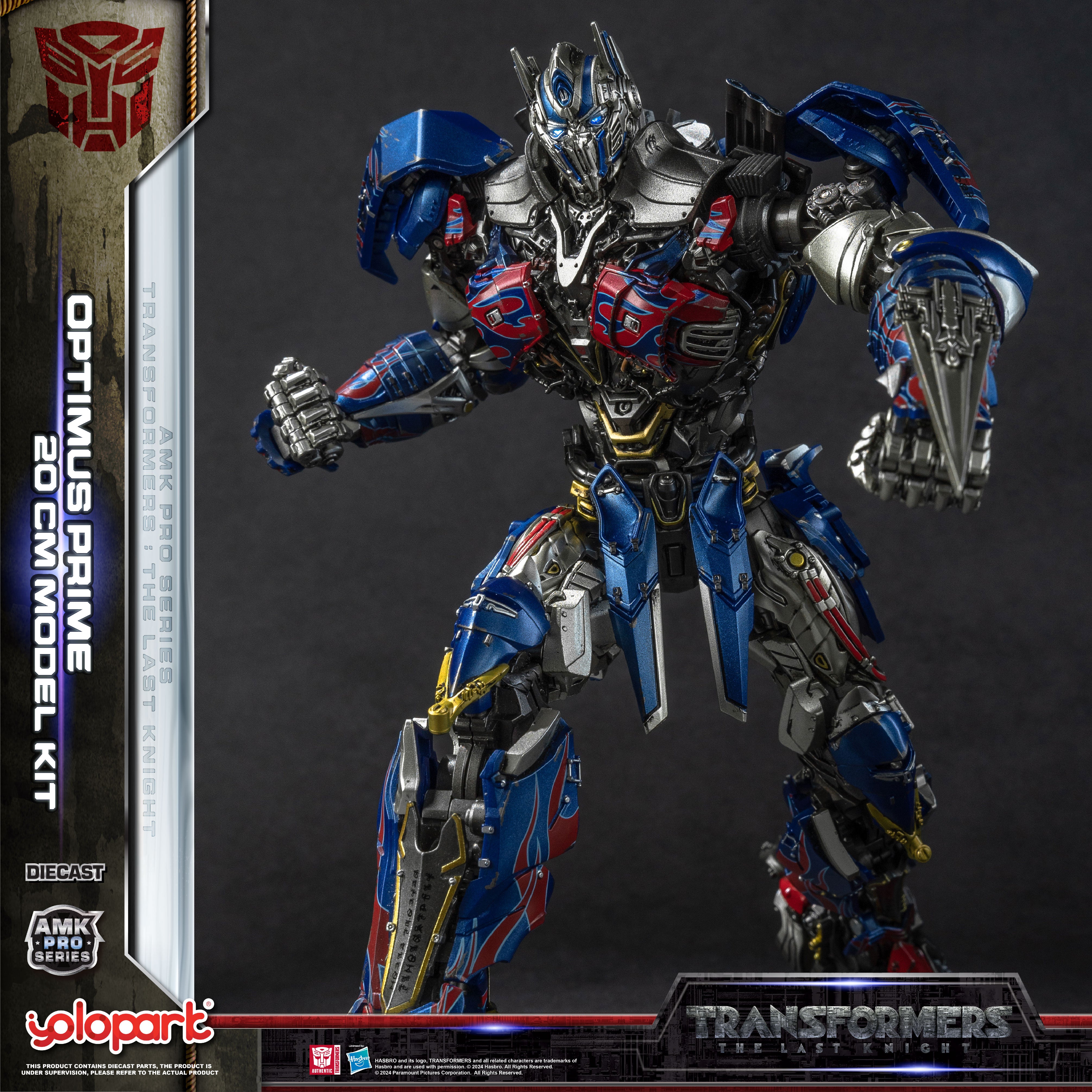Transformers The Last Knight - 20cm Optimus Prime Model Kit - AMK PRO Series