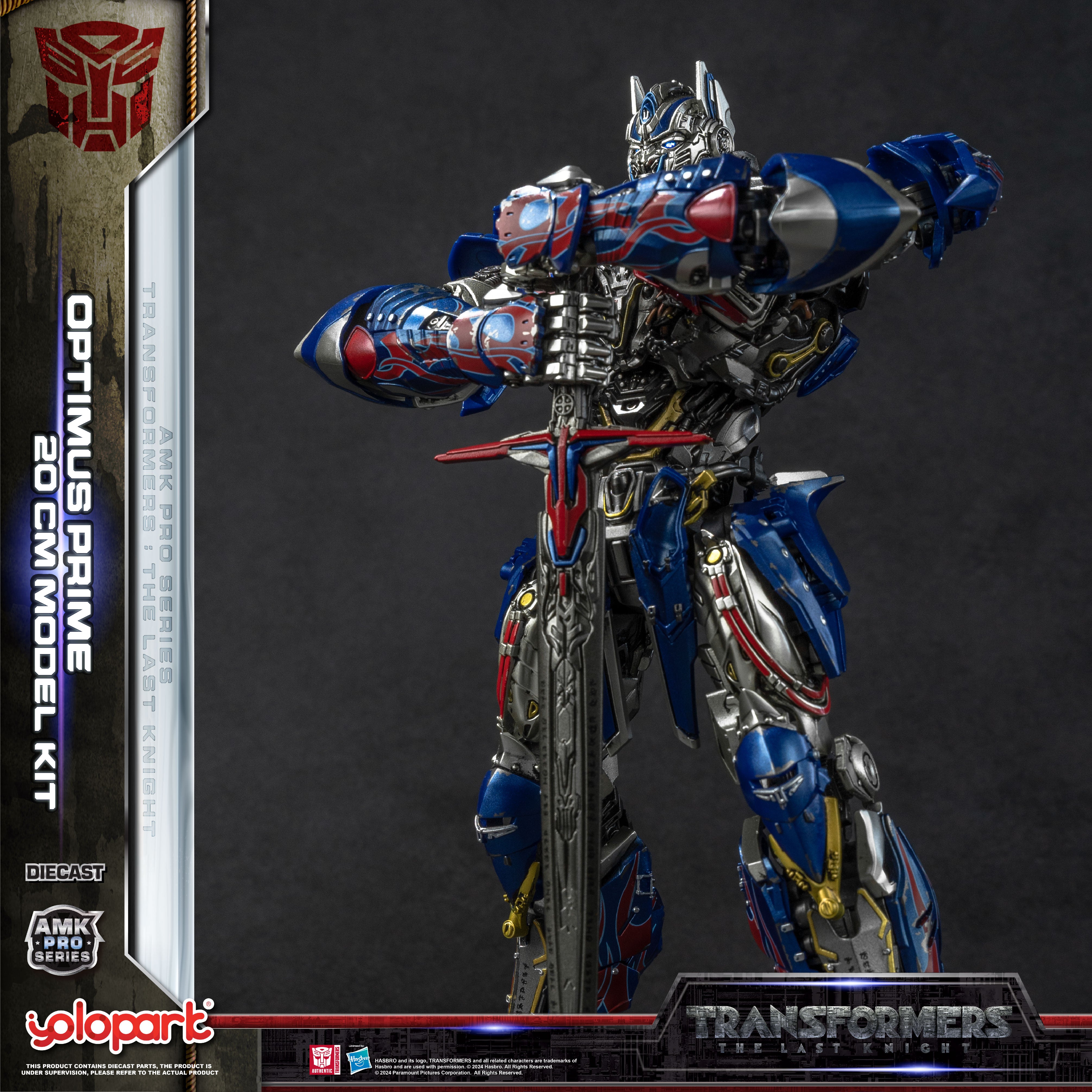 Transformers The Last Knight - 20cm Optimus Prime Model Kit - AMK PRO Series