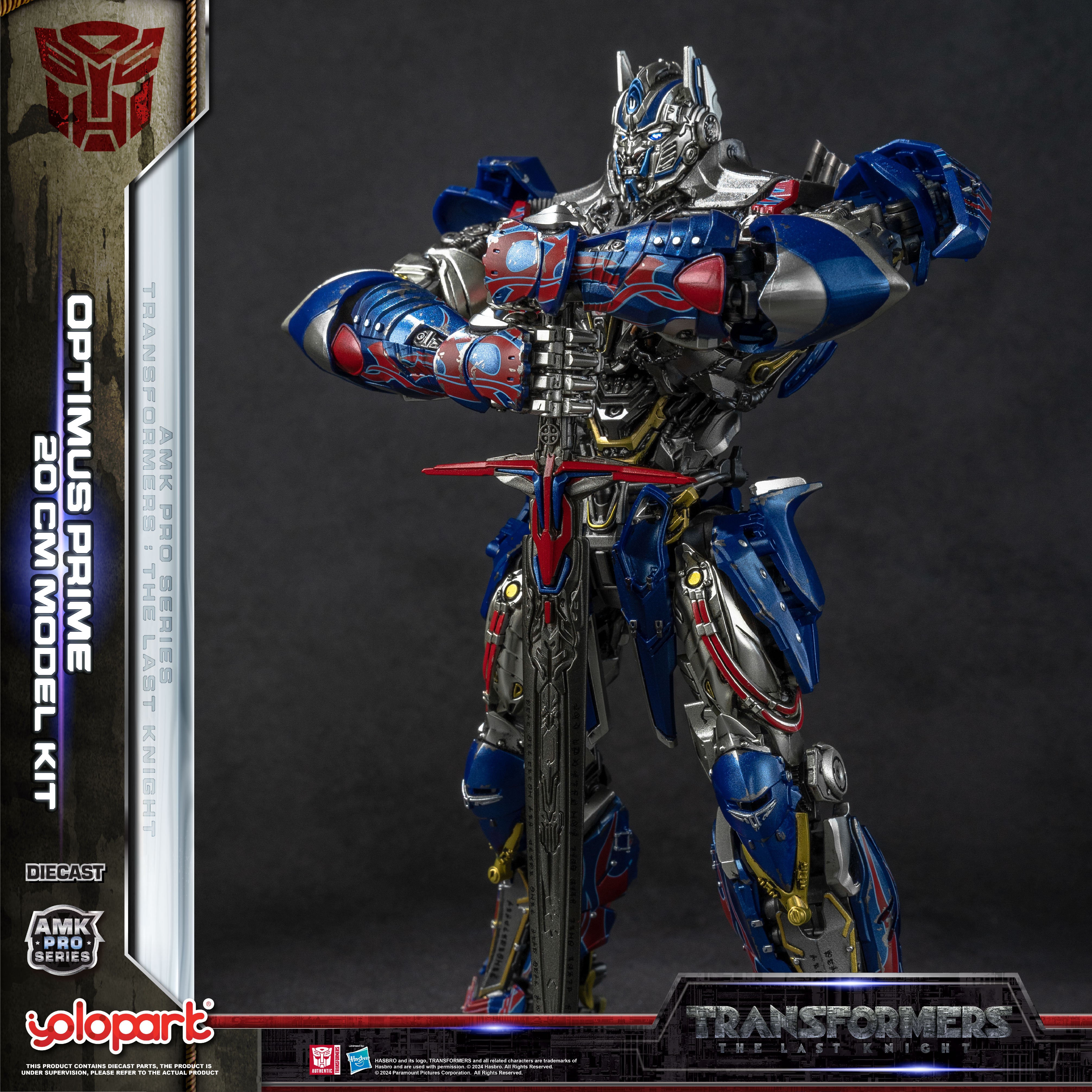 Transformers The Last Knight - 20cm Optimus Prime Model Kit - AMK PRO Series