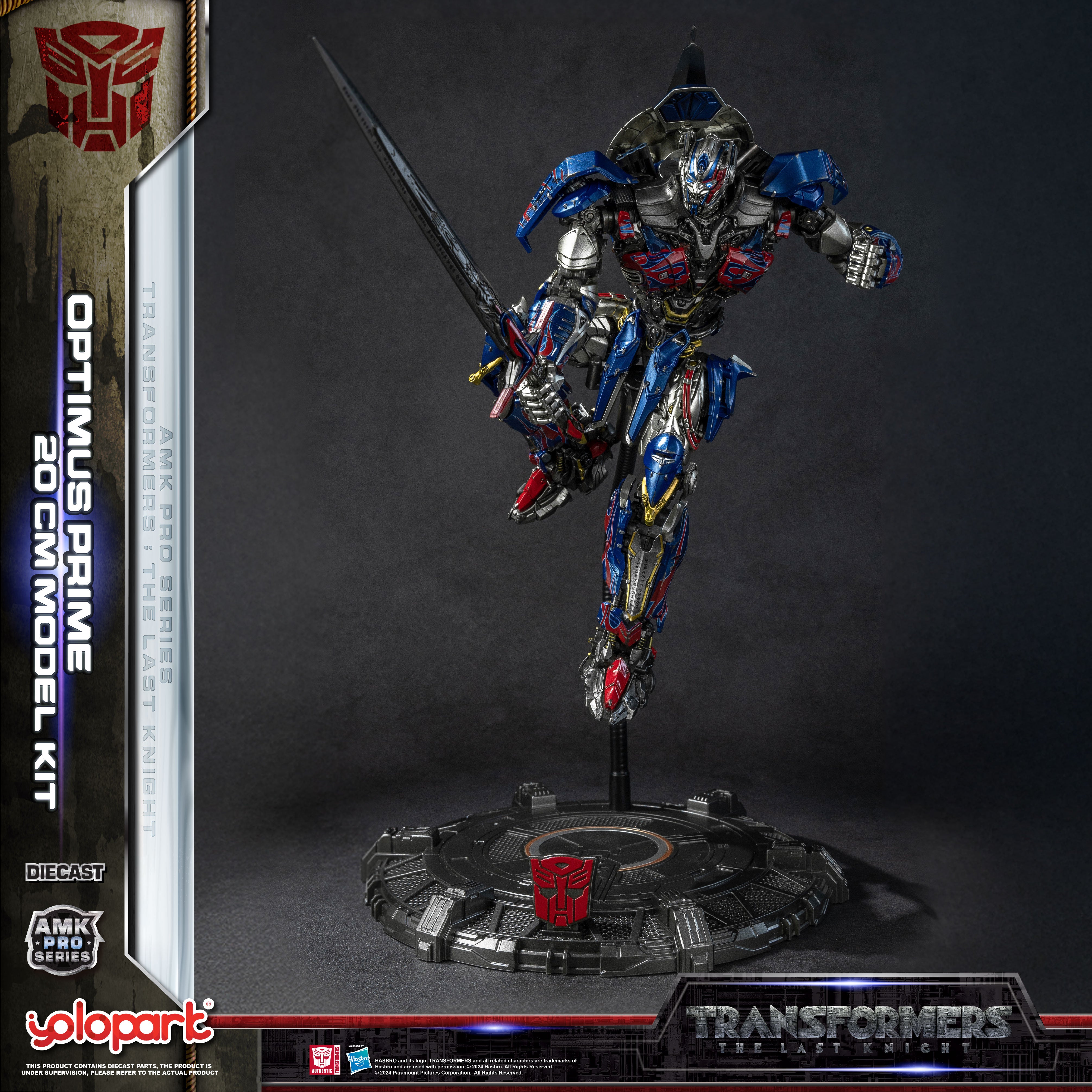 Transformers The Last Knight - 20cm Optimus Prime Model Kit - AMK PRO Series